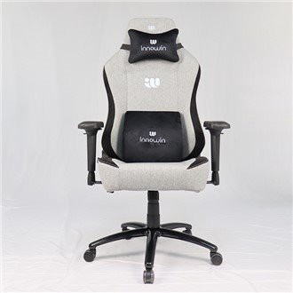 Kerusi Permainan Berbaring Kain Kelabu Akhir Tinggi